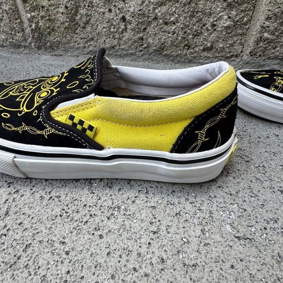 VANS X SPONGEBOB SQUAREPANTS Slip-On Sneakers Mens 4 35 Gigliotti Running Shoes - Picture 13 of 14